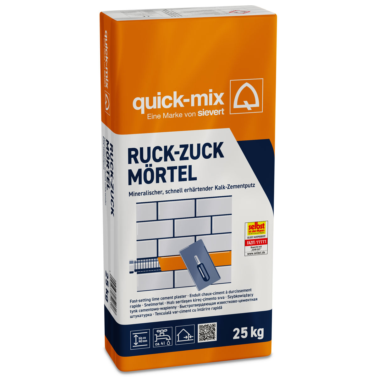 Ruck-Zuck Mörtel 25 kg