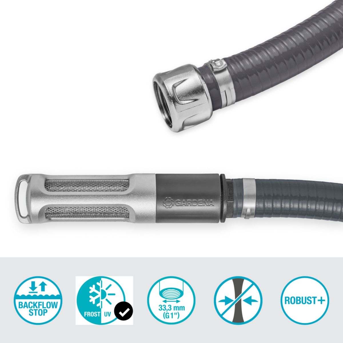 Gardena Sauggarnitur mit 4 m Saugschlauch Bild 2