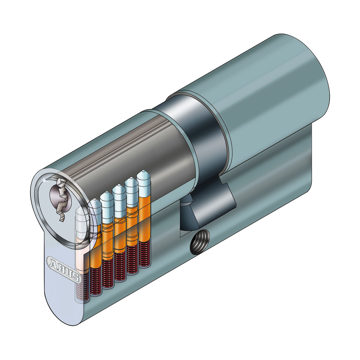 Abus Profilzylinder E30NP 50 mm Bild 3