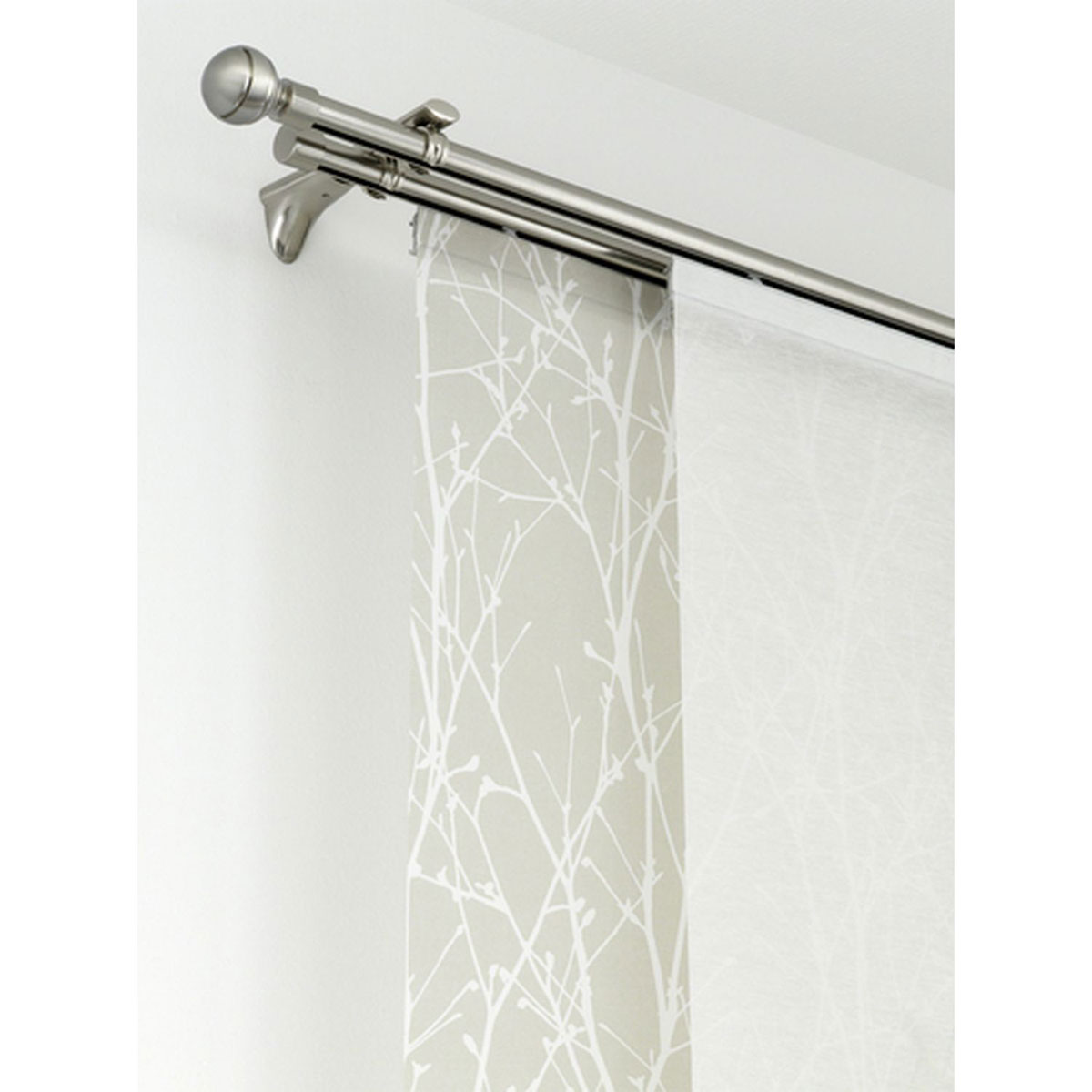 Gardinia Endstück Chicago Kugel für Durchmesser 20 mm Edelstahl-optik Bild 4