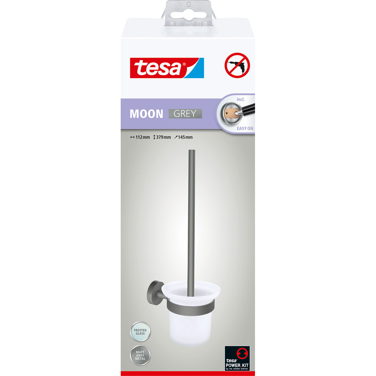Tesa MOON Grey WC-Bürstengarnitur  Bild 3