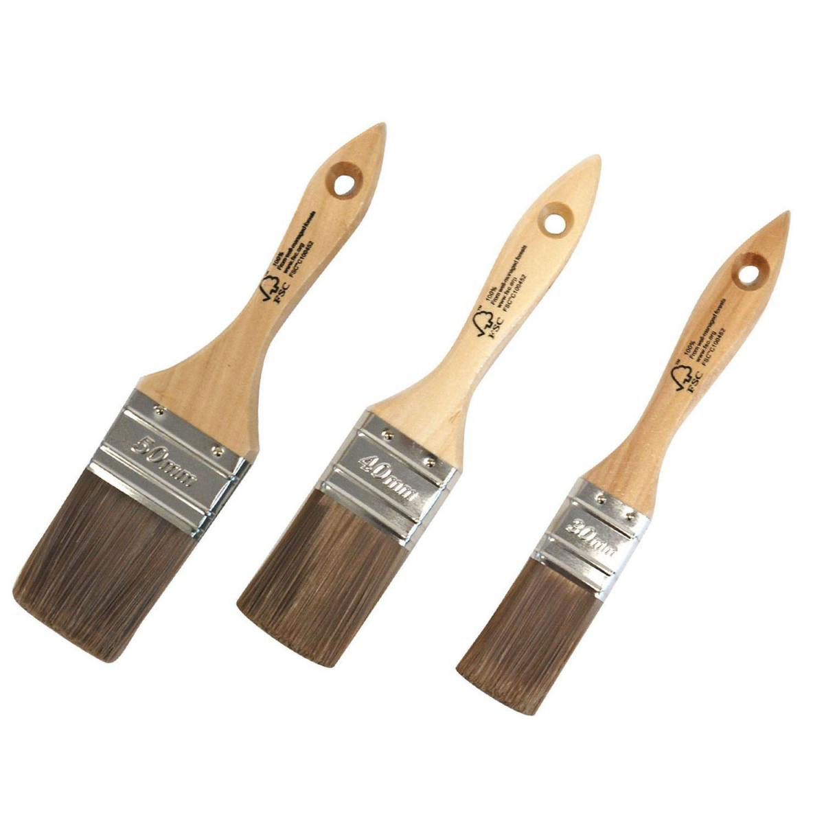 Vincent  Lasurpinsel Set 3 teilig 