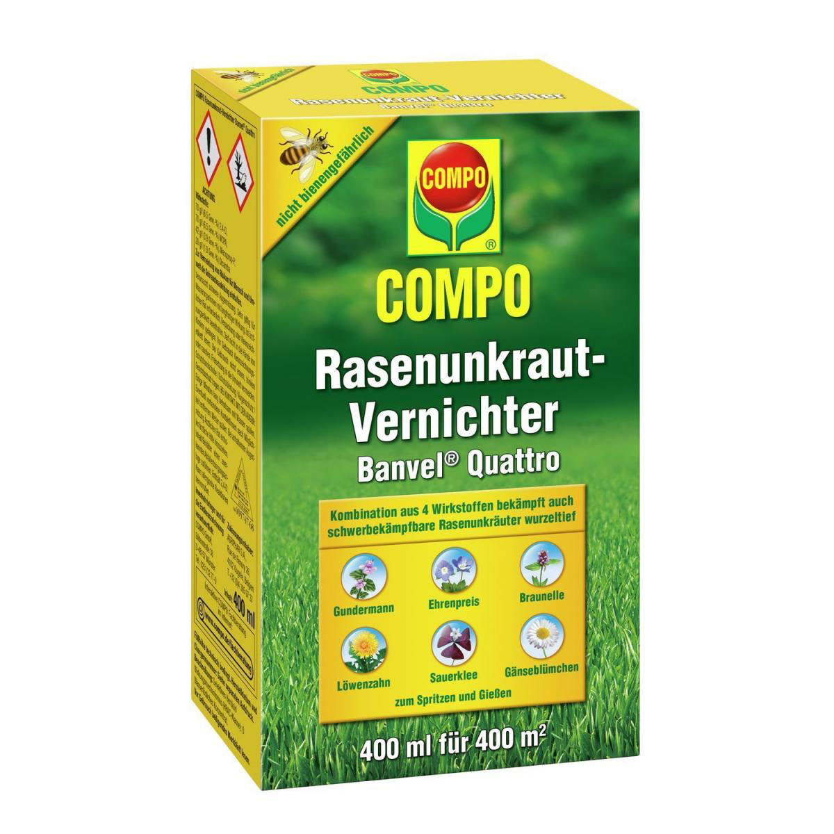 Compo Rasenunkraut-Vernichter Banvel Quattro 400 ml