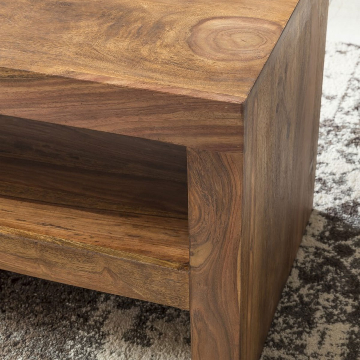 Wohnling Couchtisch „Durban“ 110x45 cm, Sheesham Bild 4