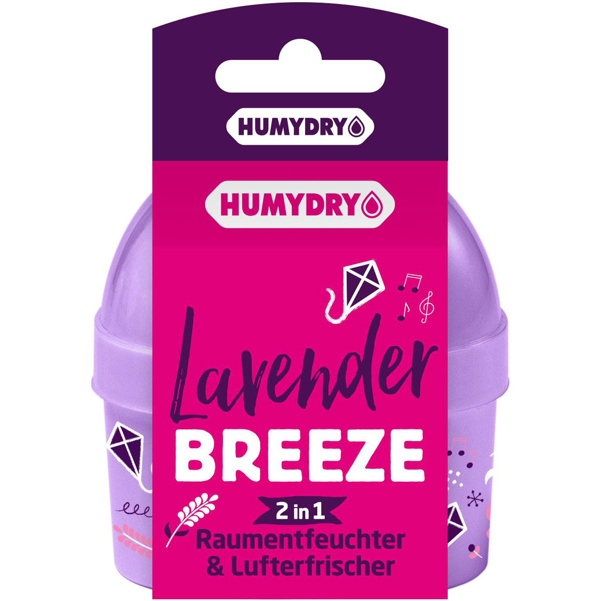 Humydry Raumentfeuchter Mini 75 g Lavender Breeze