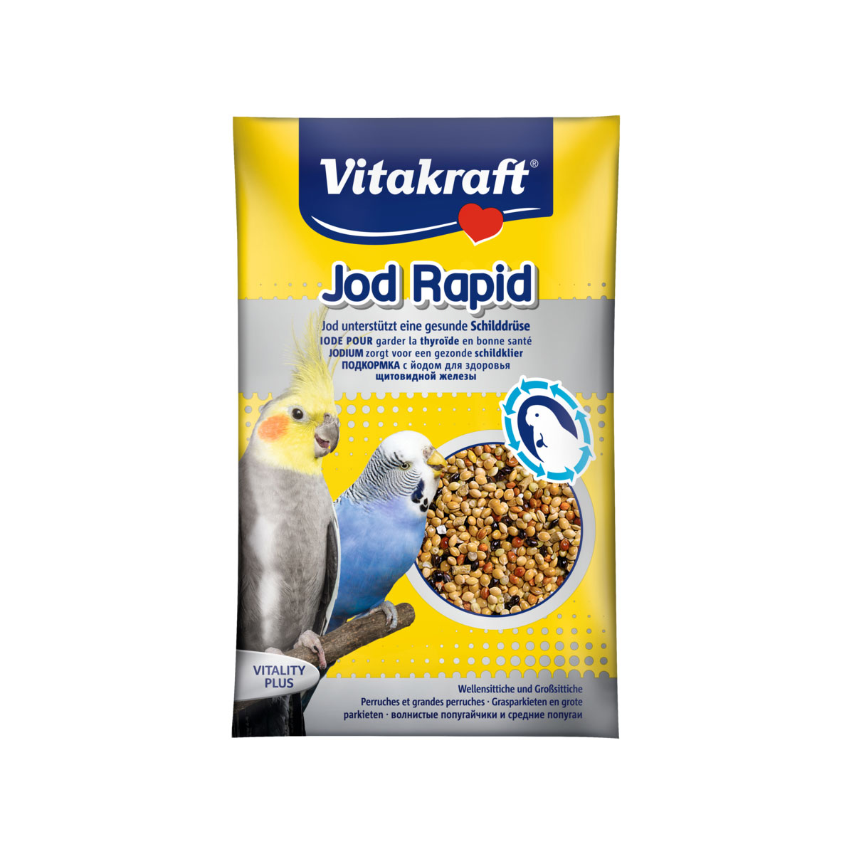 Vitakraft Vogel Jod Rapid 20 g Sittiche und Großsittiche