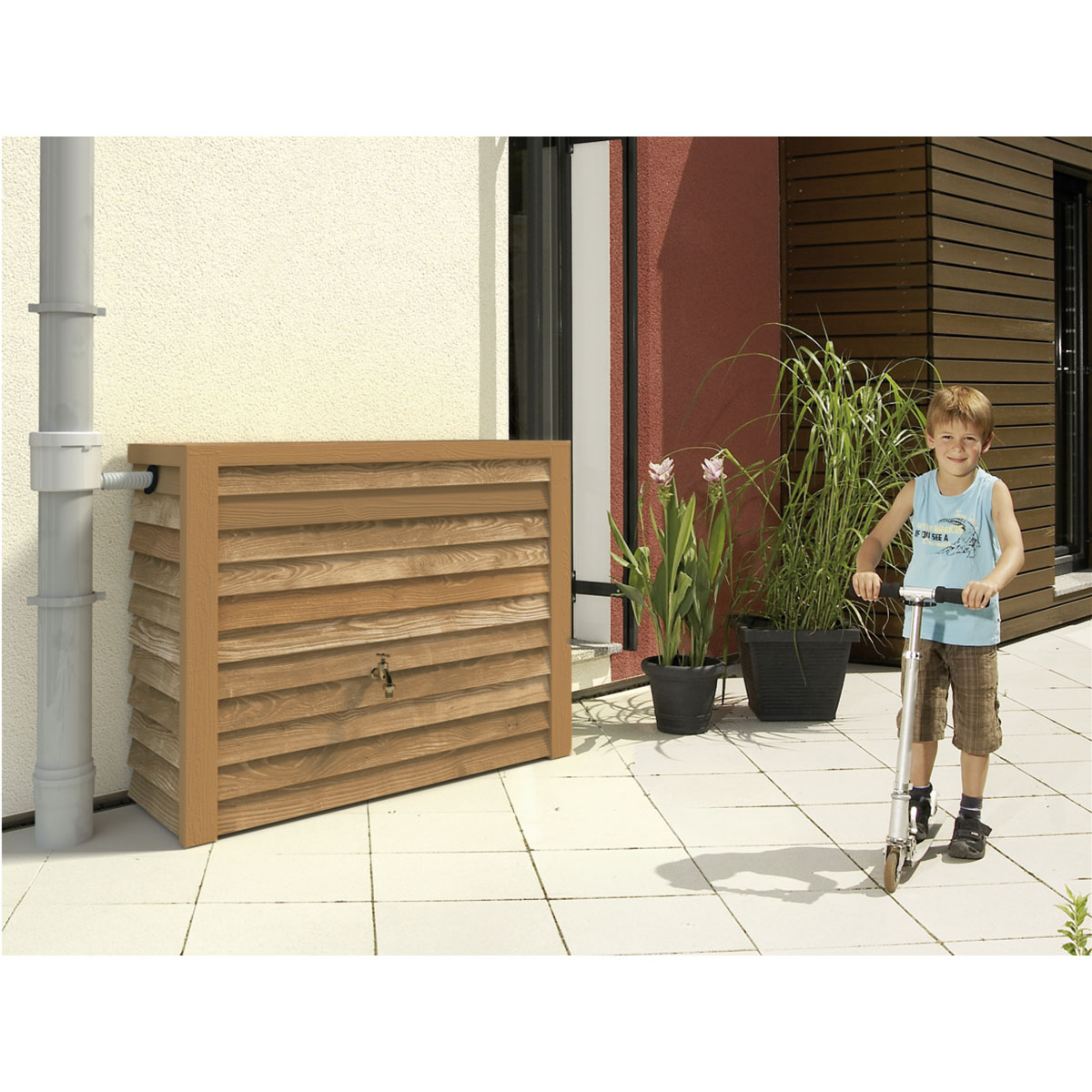 Garantia Wandtank Woody hellbraun 350 L Bild 2