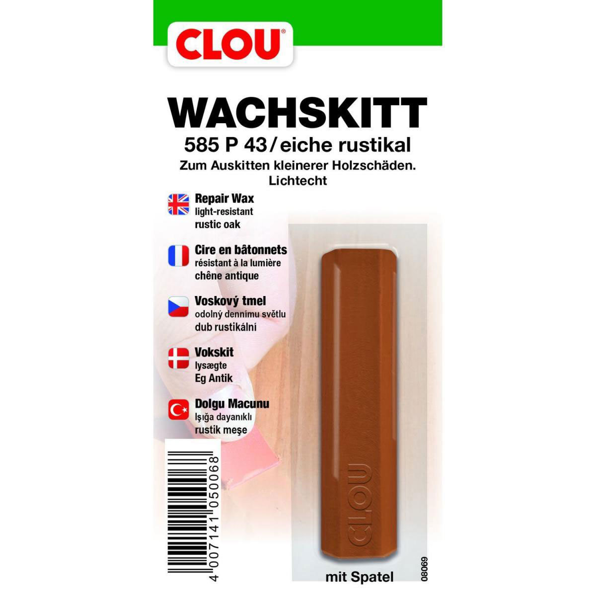 Clou Wachskitt „Eiche rustikal“
