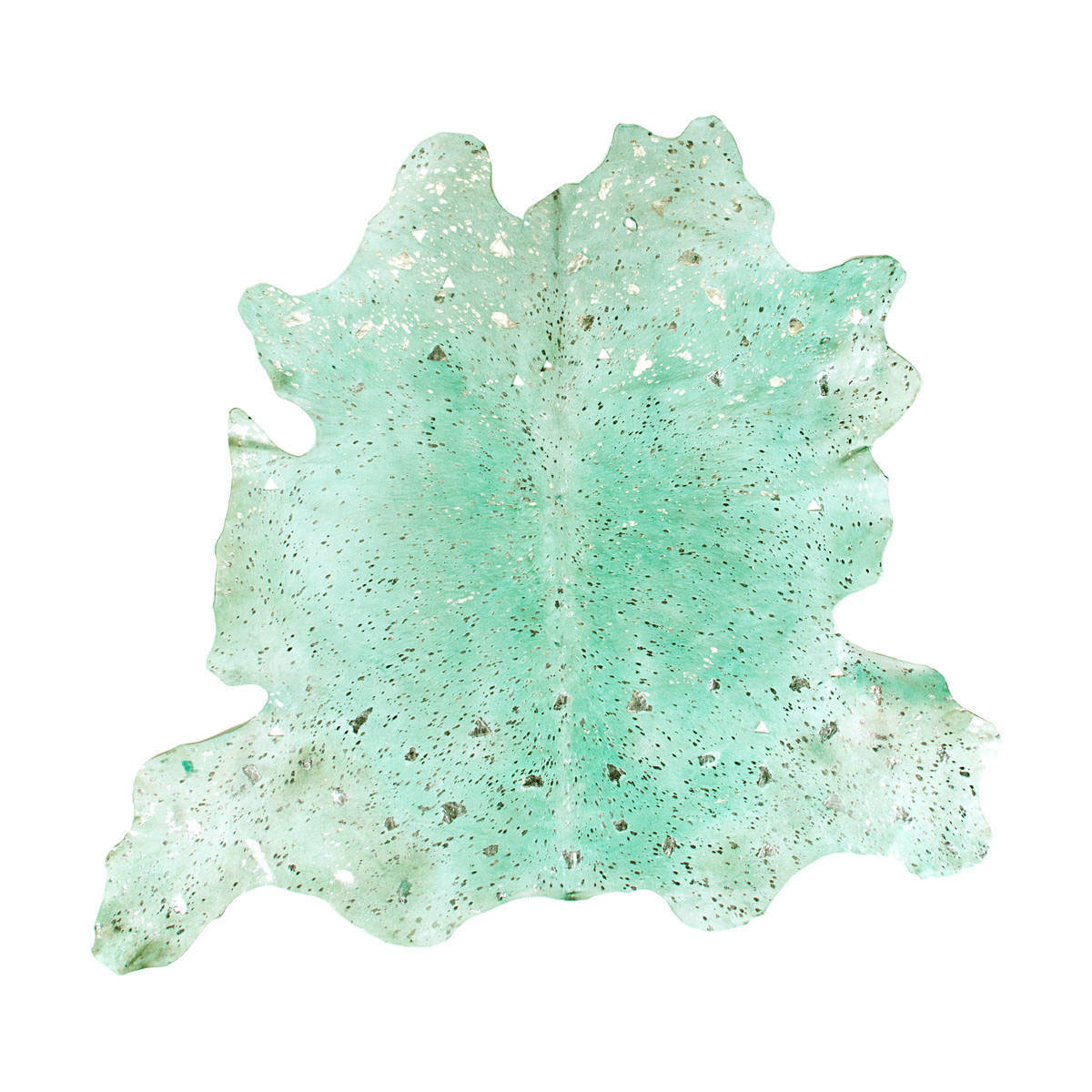 Rindlederteppich Fly 110 Lapisblau/silber