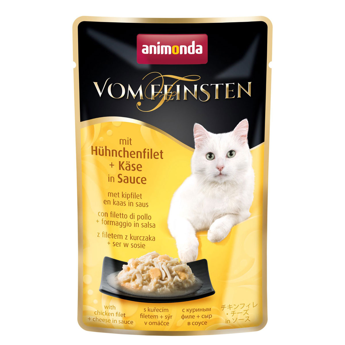 Cat mit Hühnchenfilet & Käse, 50g, Portionsbeutel