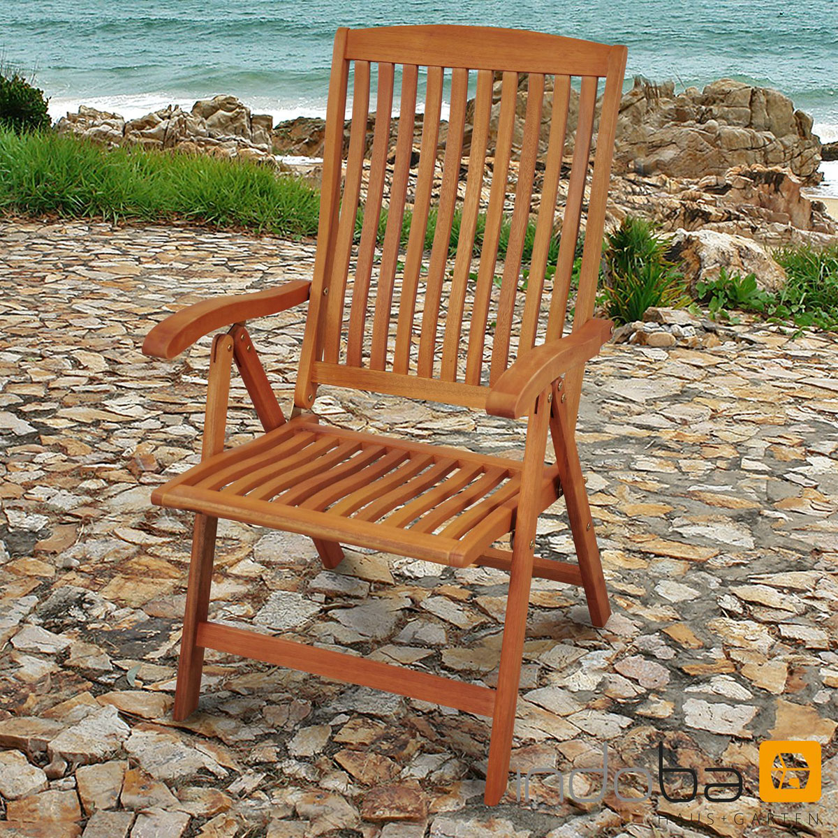 Indoba Gartenstuhl Sun Flair Hochlehner 2 Stück K000021740