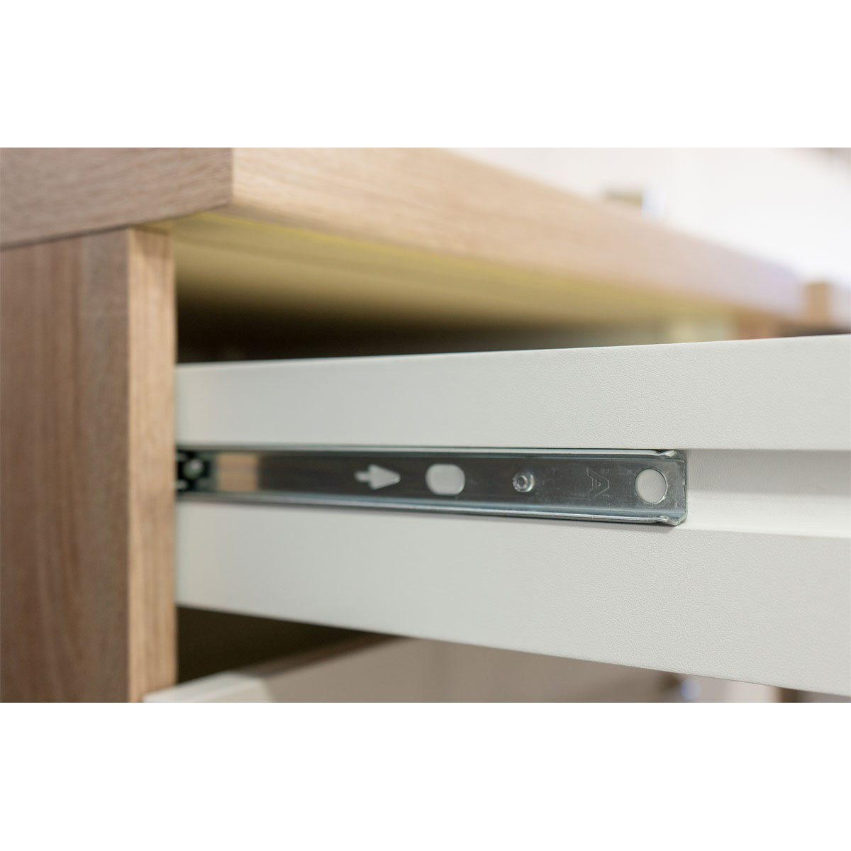 Flex-Well Küchenunterschrank „Samoa“, 60x85x60 cm, weiß/Sonoma Eiche Bild 4