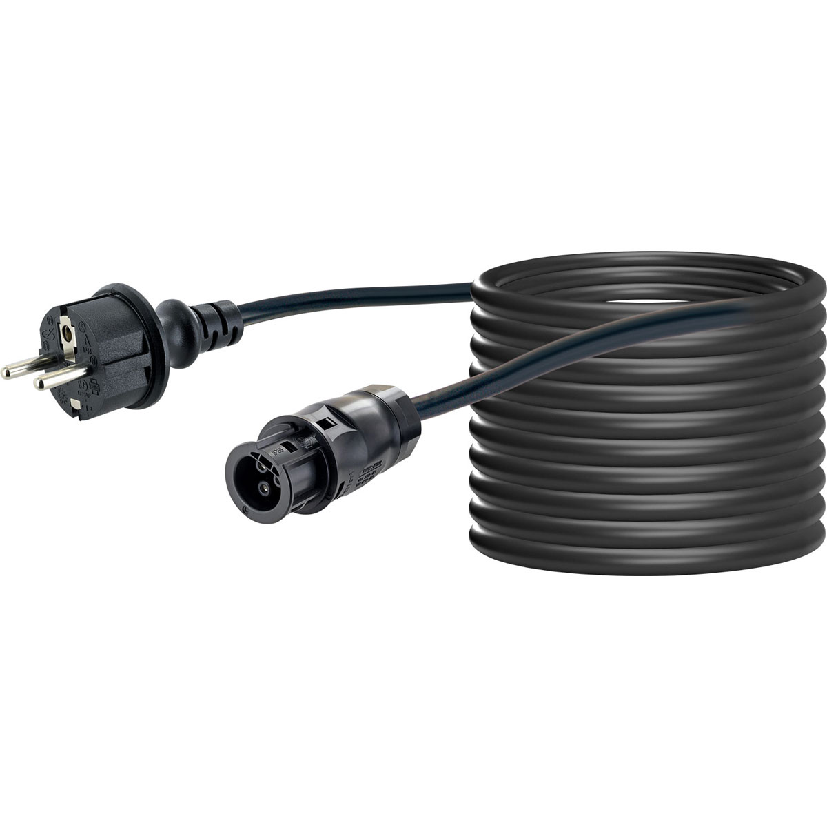 Schwaiger  Anschlusskabel Batterie auf Schuko für Wechselrichter 20 m Bild 2