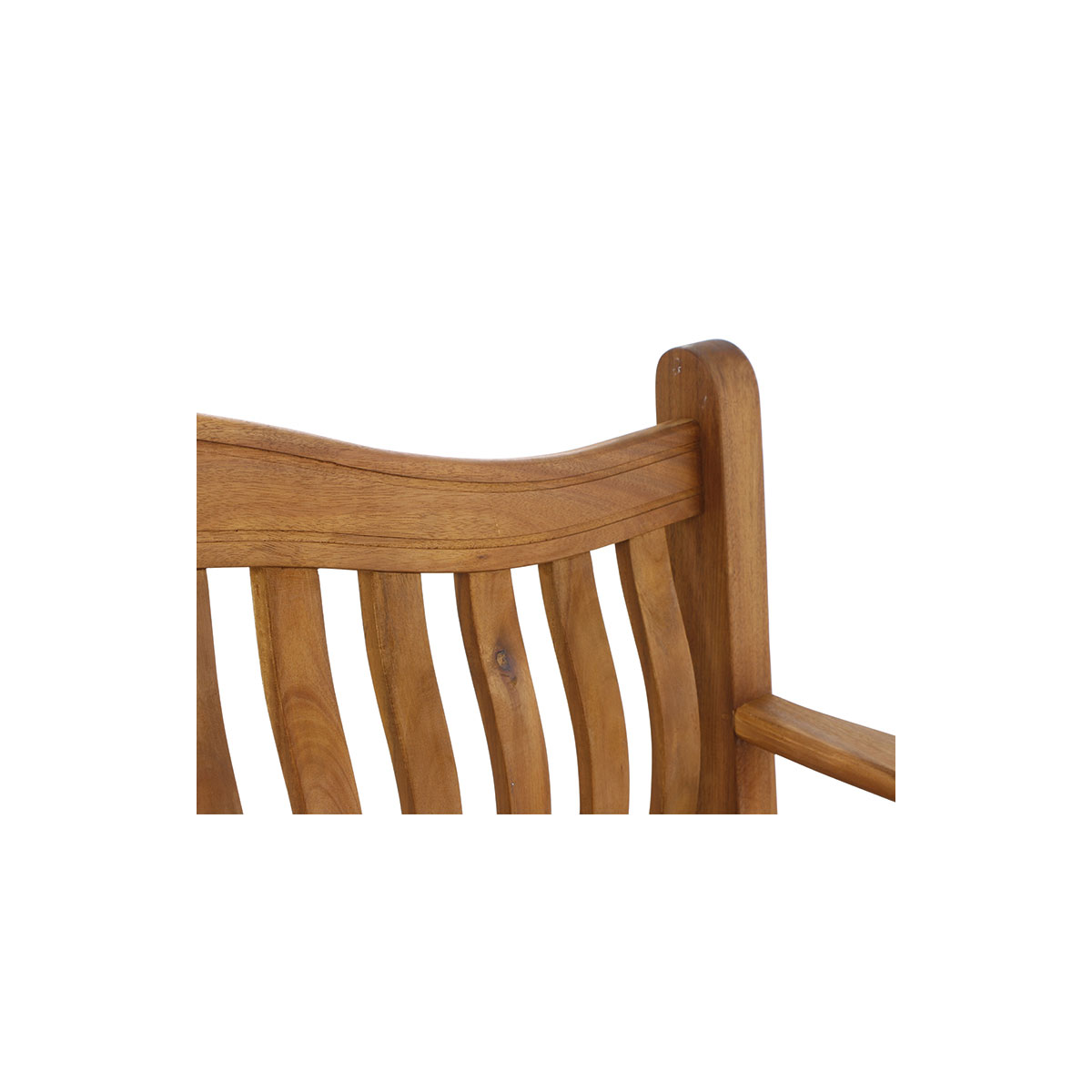 Bank Dublin 2-Sitzer 67 x 161 x 89 cm Akazienholz FSC Bild 5