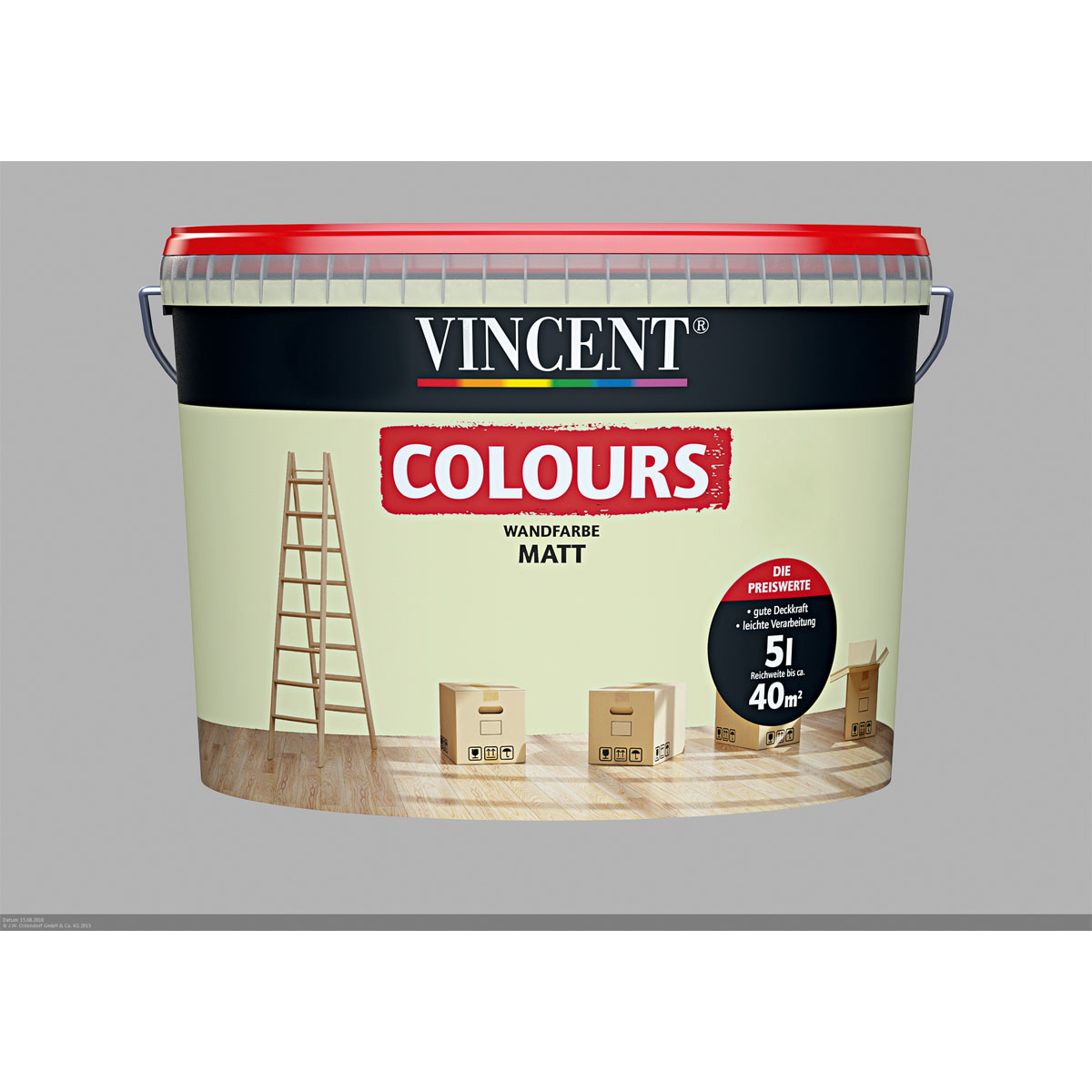 Vincent Wand- und Deckenfarbe Spring 5 L