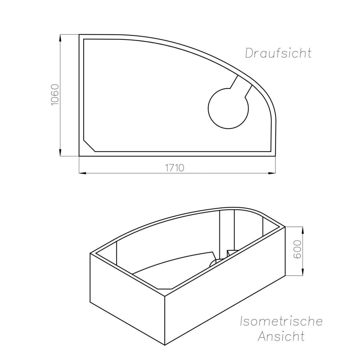 Ottofond Wannenträger zu Loredana Modell A Bild 2