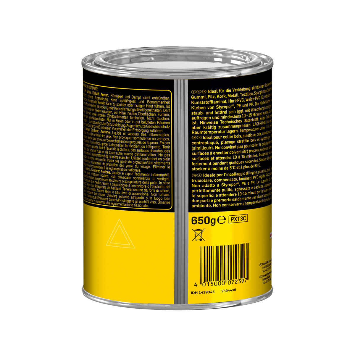 Pattex Kraftkleber Transparent 650 g Bild 2