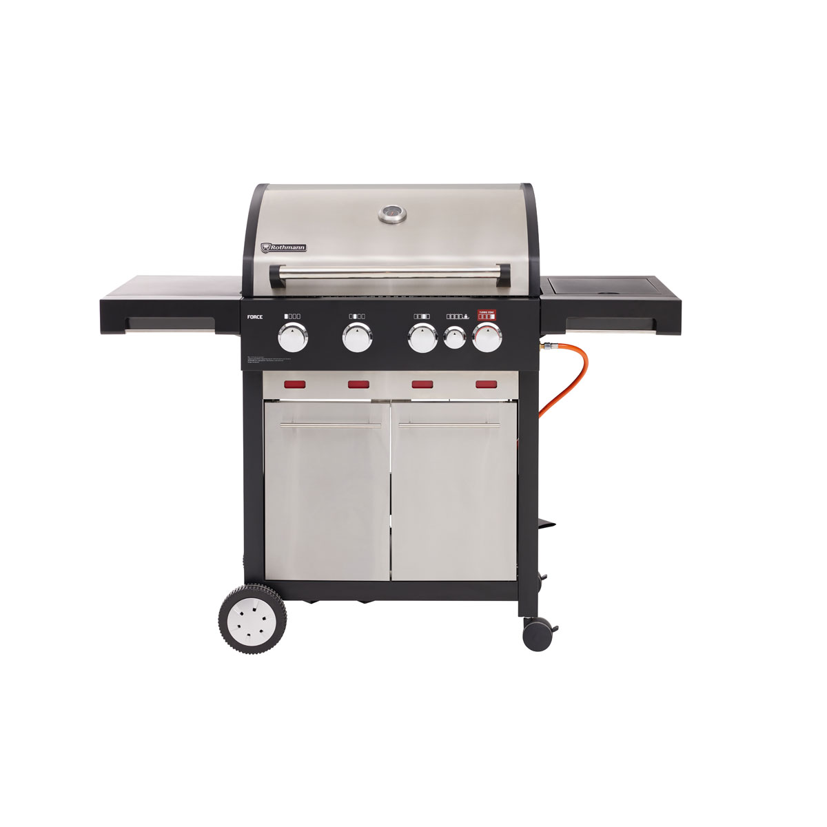 Rothmann Gasgrillwagen Oregon 4 TurboPlus, 4-Brenner mit SK