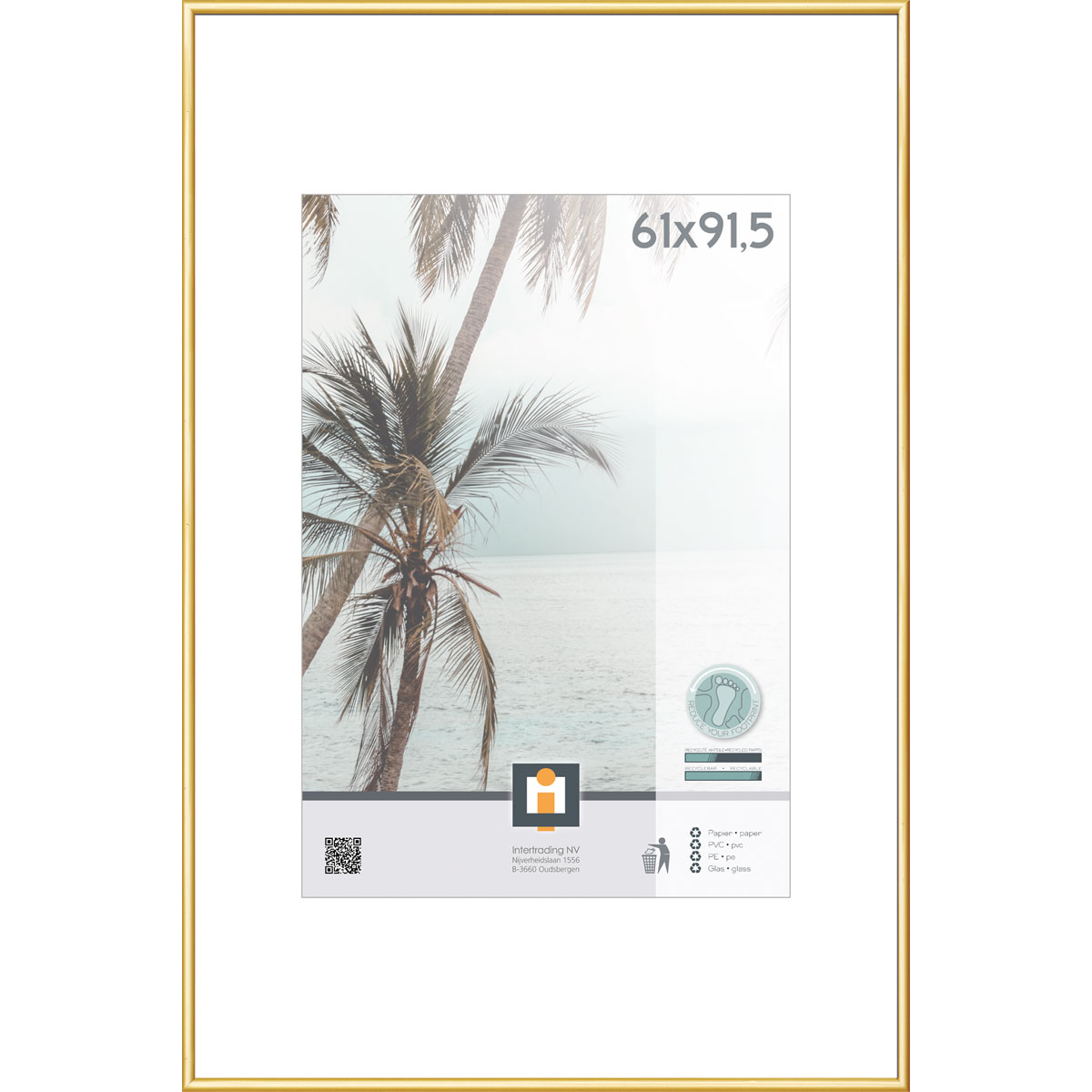 Bilderrahmen Kyoto 61x91,5 cm gold Bild 1