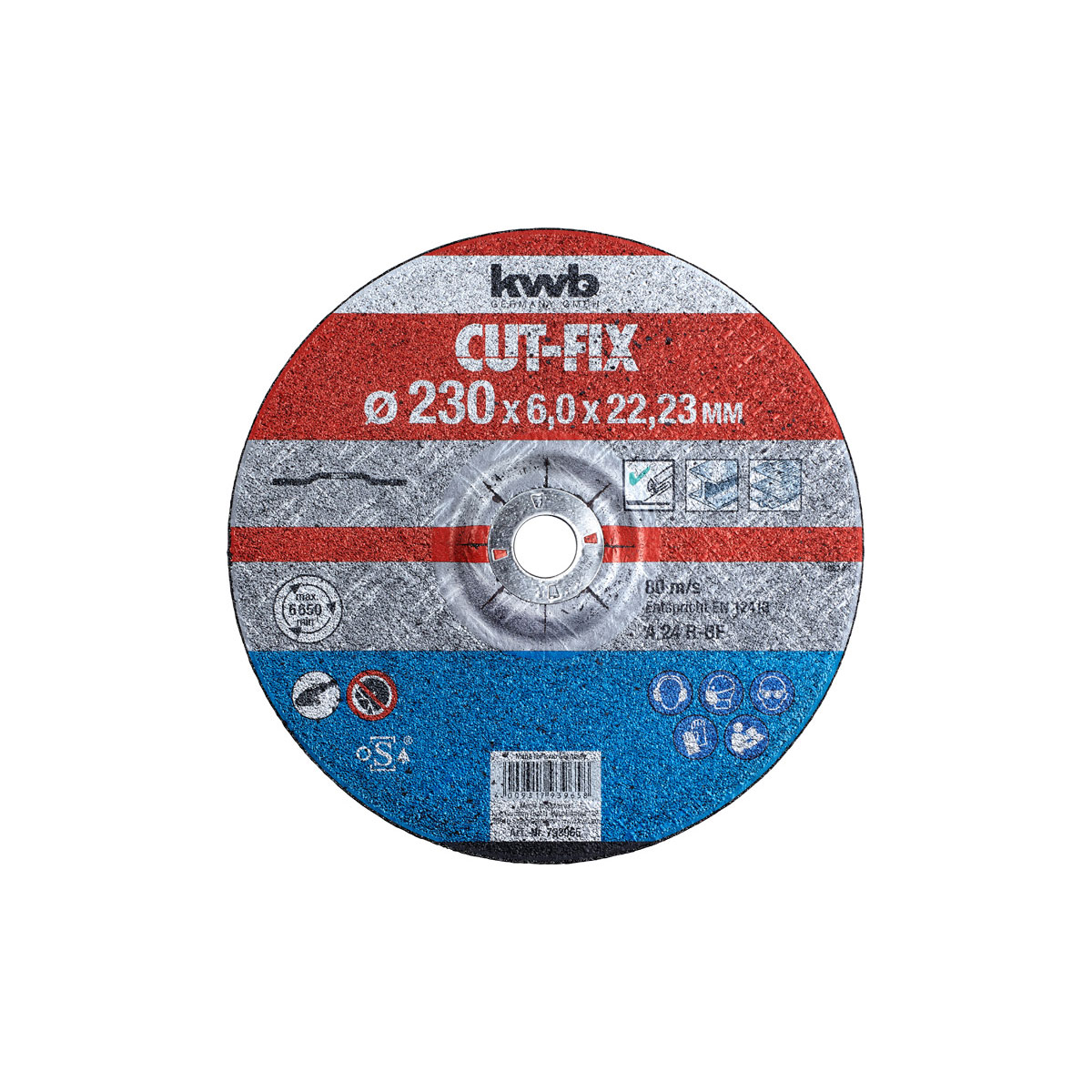 kwb  Schruppscheiben Cut Fix Metallbearbeitung Durchmesser 230 mm