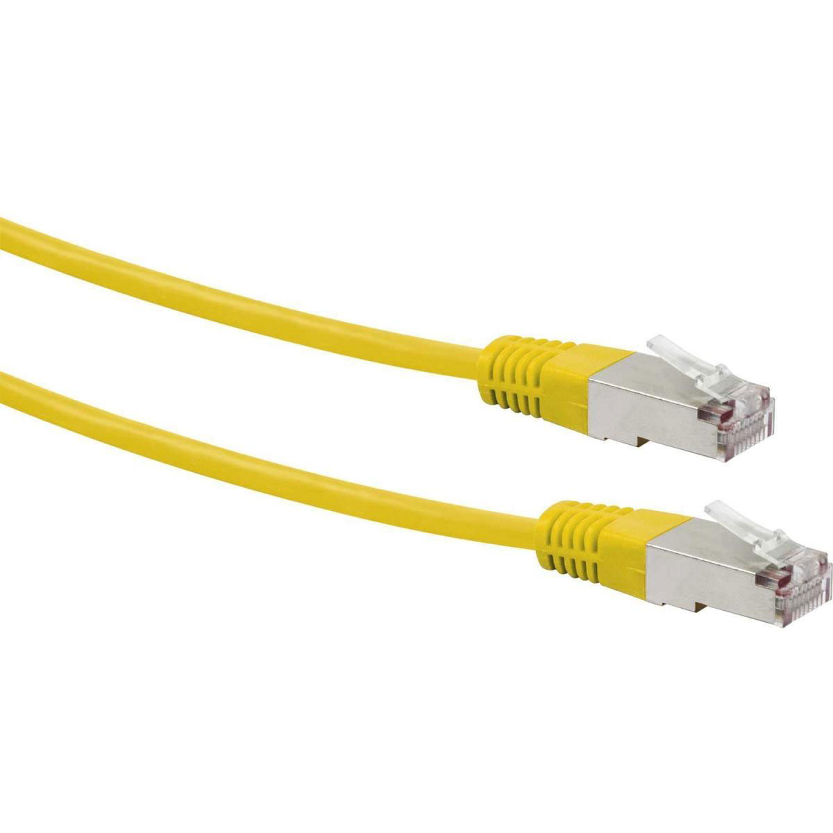 Schwaiger CAT5e-Netzwerkkabel gelb 5 m Bild 3