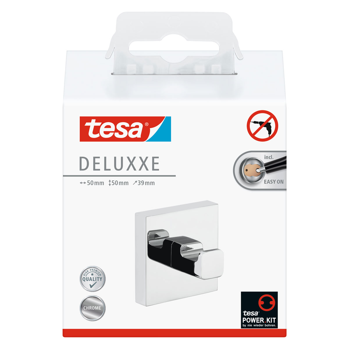 Tesa Handtuchhaken Deluxxe Bild 2