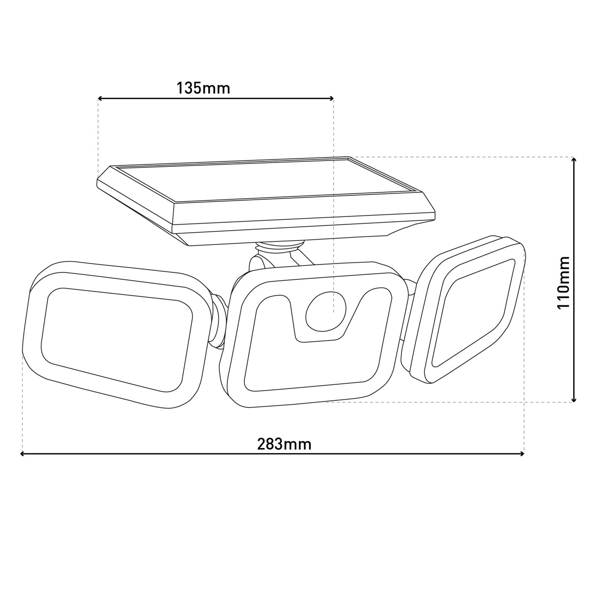 näve  LED-Solar-Außenwandleuchte Pacita Bild 11