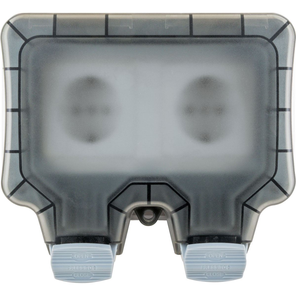 Schwaiger  Außensteckdose Aufputz 2-fach IP66