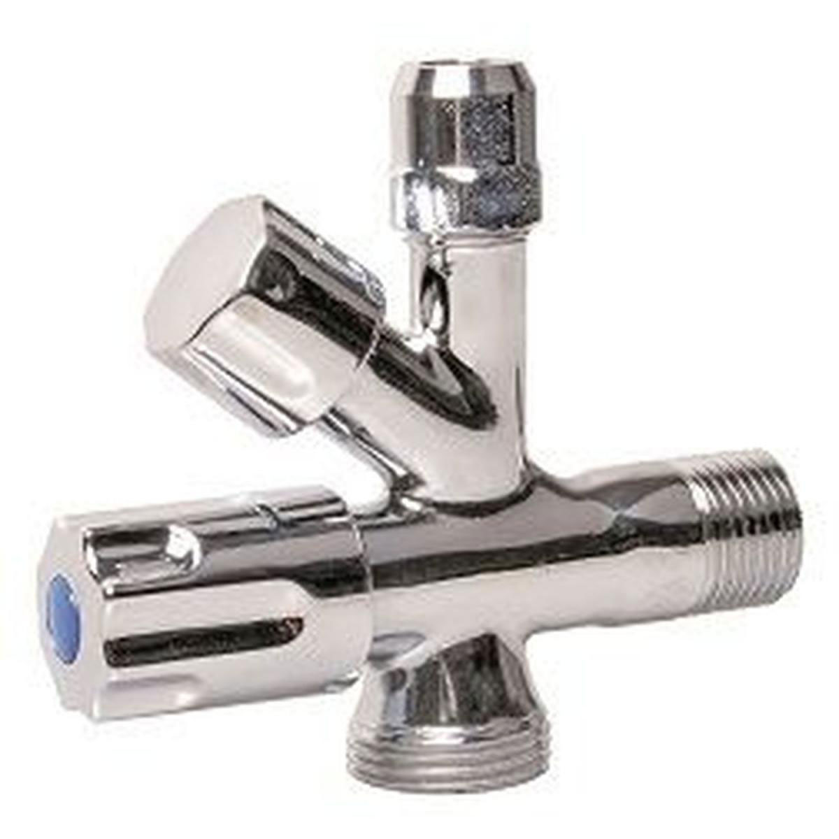 Kirchhoff Geräteanschluss-Eckventil 3/8" AG x 10 mm x 3/4" AG