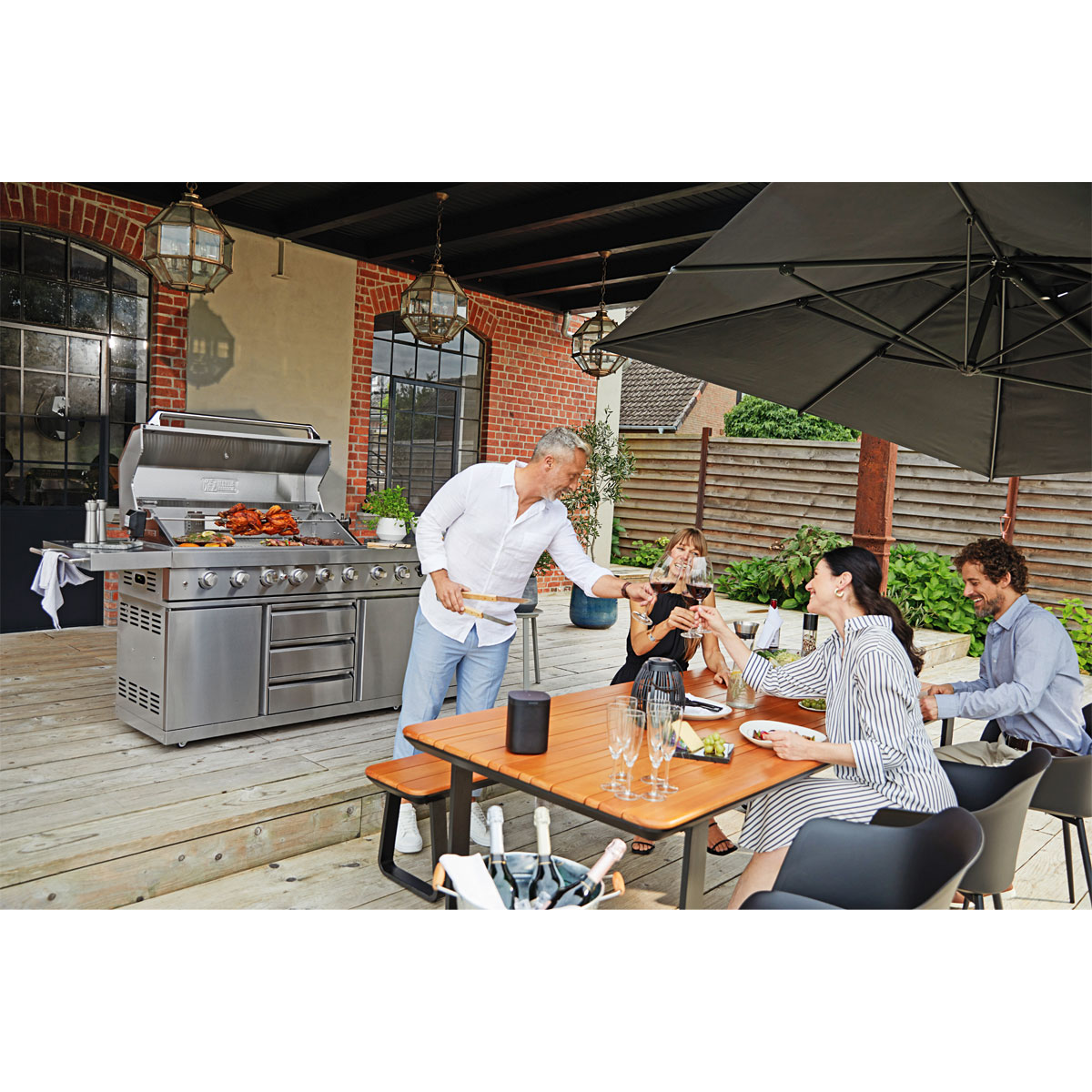 Haveson Gartentisch Montenegro 230 x 74 x 100 cm Bild 6