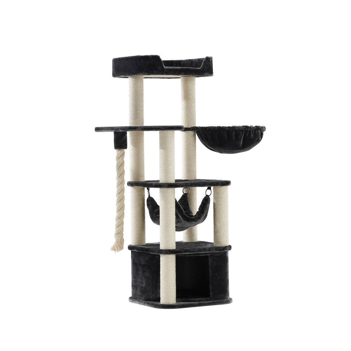 Nobby Kratzbaum Classic Zada 50 x 50 x 145 cm dunkelgrau Bild 3