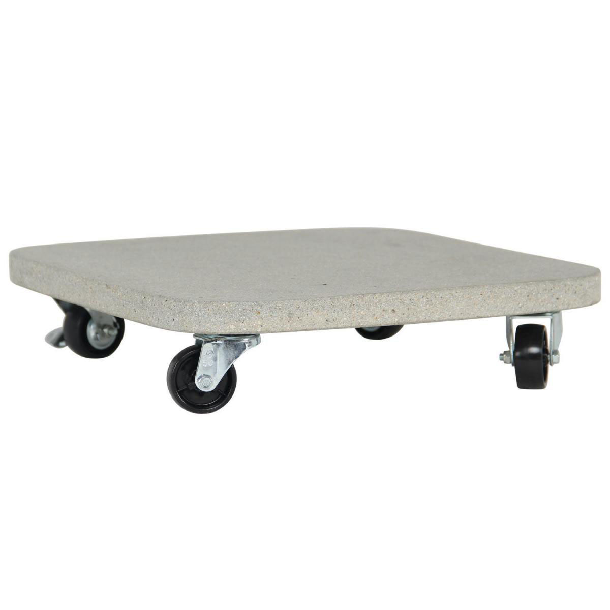 Haveson Pflanzenroller Stone eckig grau