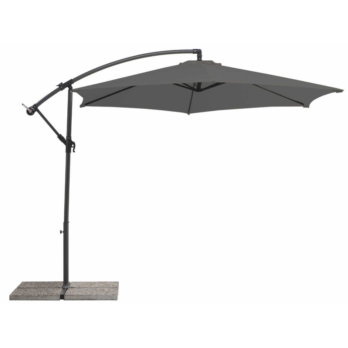 Schneider Schirme Sonnenschirm Venus 300 cm anthrazit