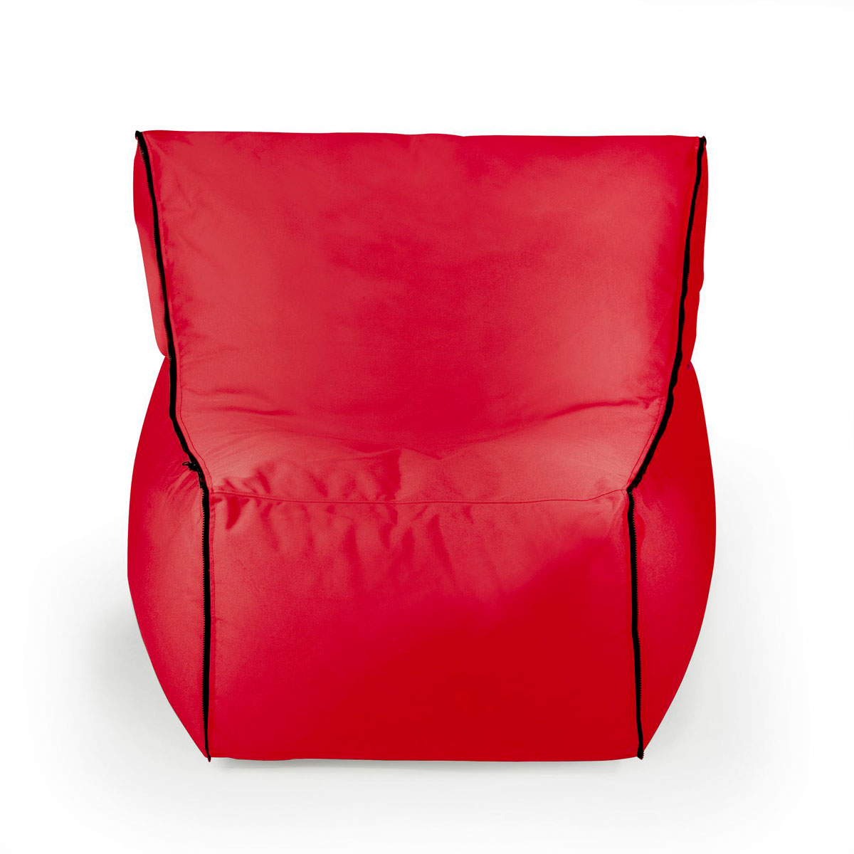 Sitzsack „Piece/Zipper Plus“, red