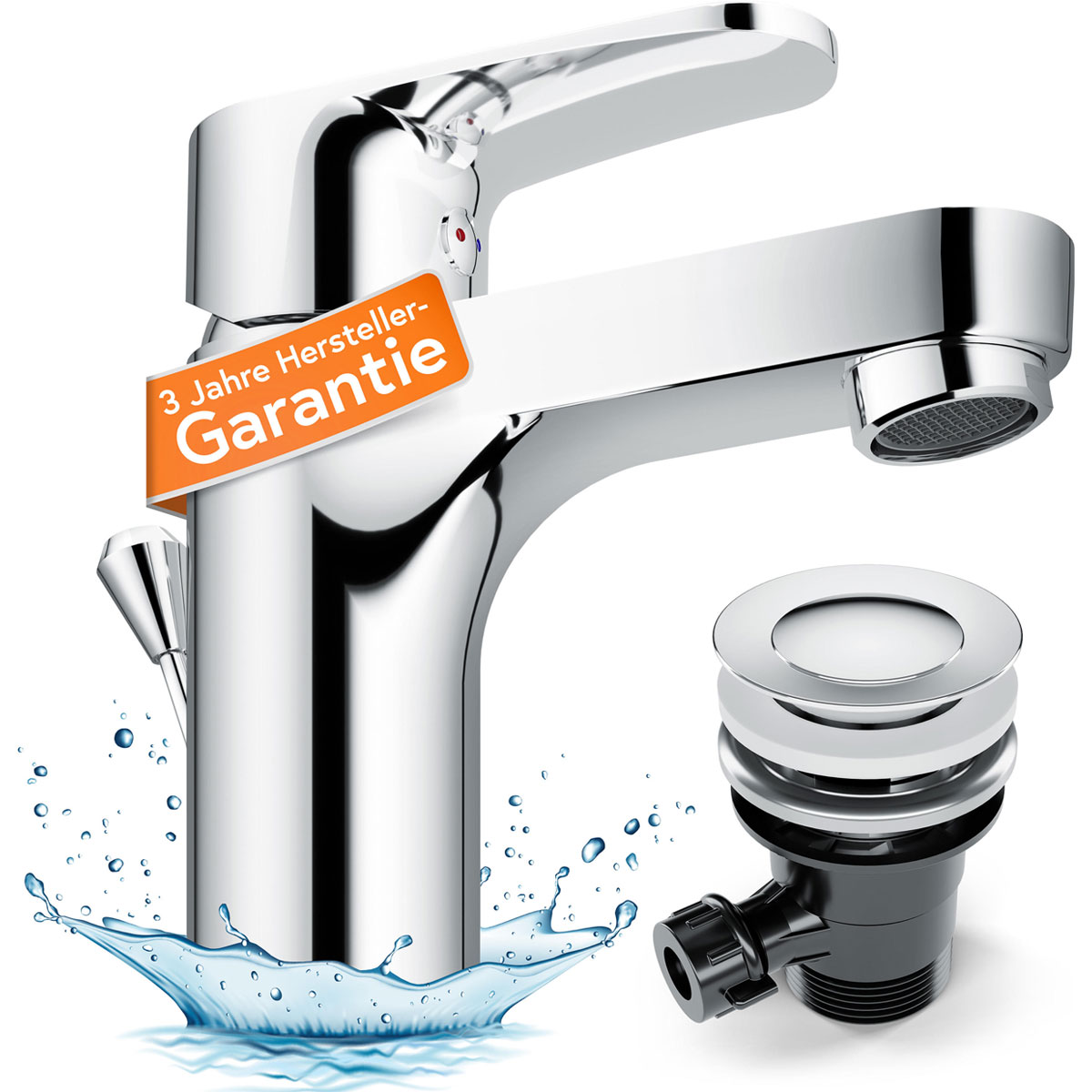 Eisl  WT-Armatur Claudio,chrom,Kartusche mit Bild 2