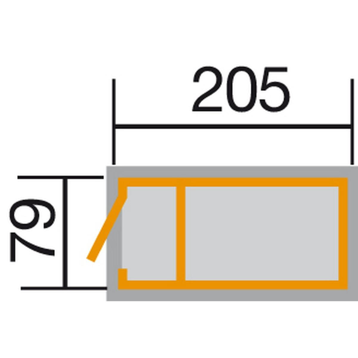 Weka Profi-Hochbeet 669 mit Abstellraum anthrazit/weiß Bild 4