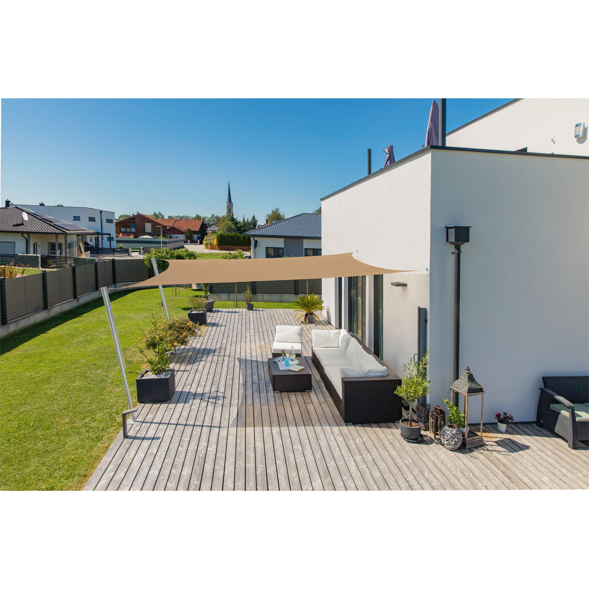 Rechteck-Segel Capri 3 x 4 m reed Bild 3