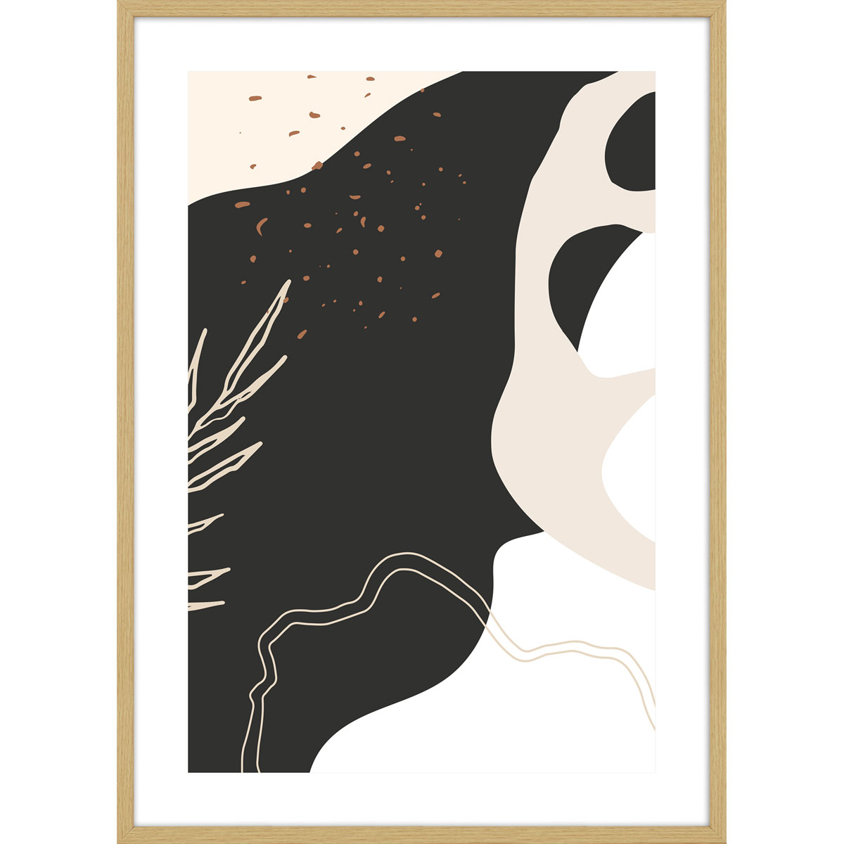 Bilderrahmen Madrid 50x70 cm natur