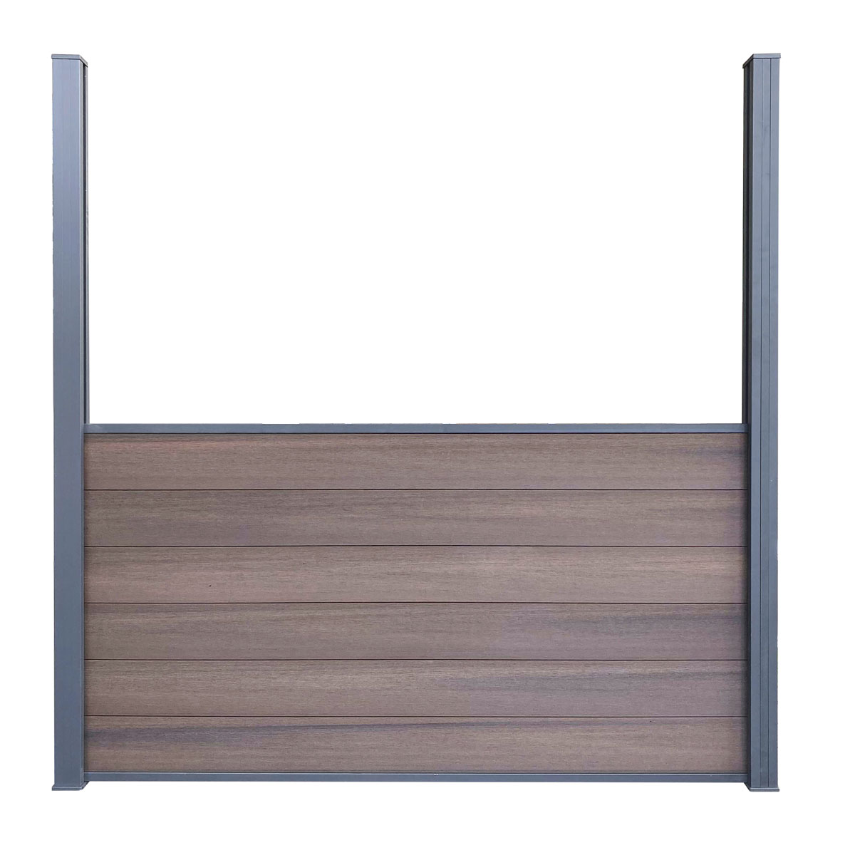 Hartmann WPC Steckzaunsystem braun 6er-Pack Bild 2