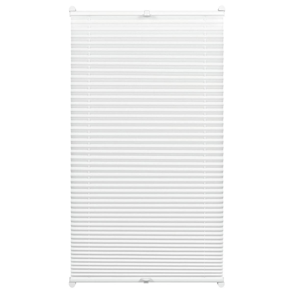 Gardinia Plissee Easyfix mit 2 Bedienschienen Plissee 65 x 130 cm weiß