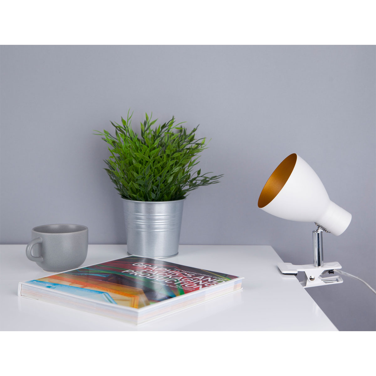 Flector Klemmleuchte Patty weiß Bild 2