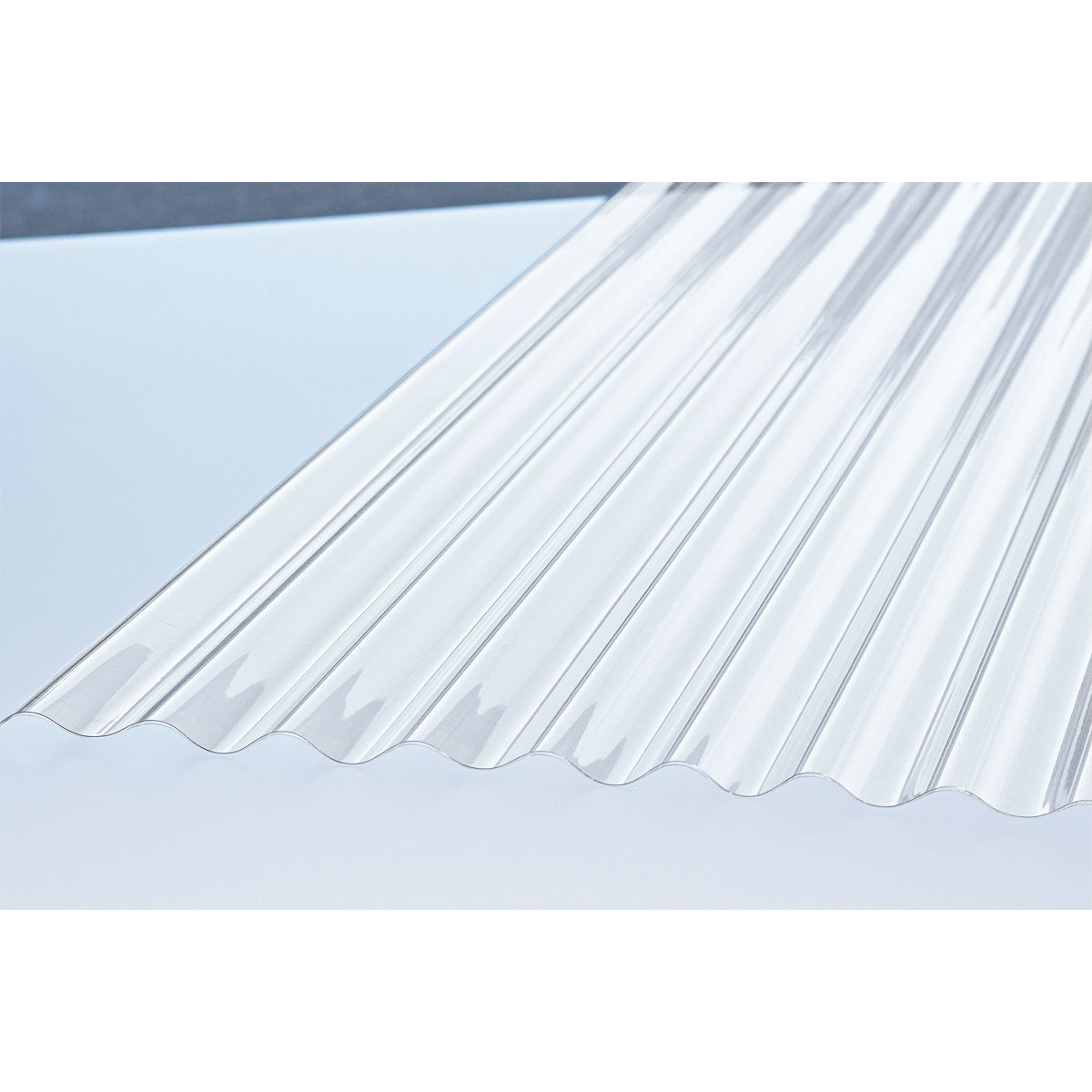 PVC-Wellpappe Sinus transparent 200 x 90 cm Bild 4