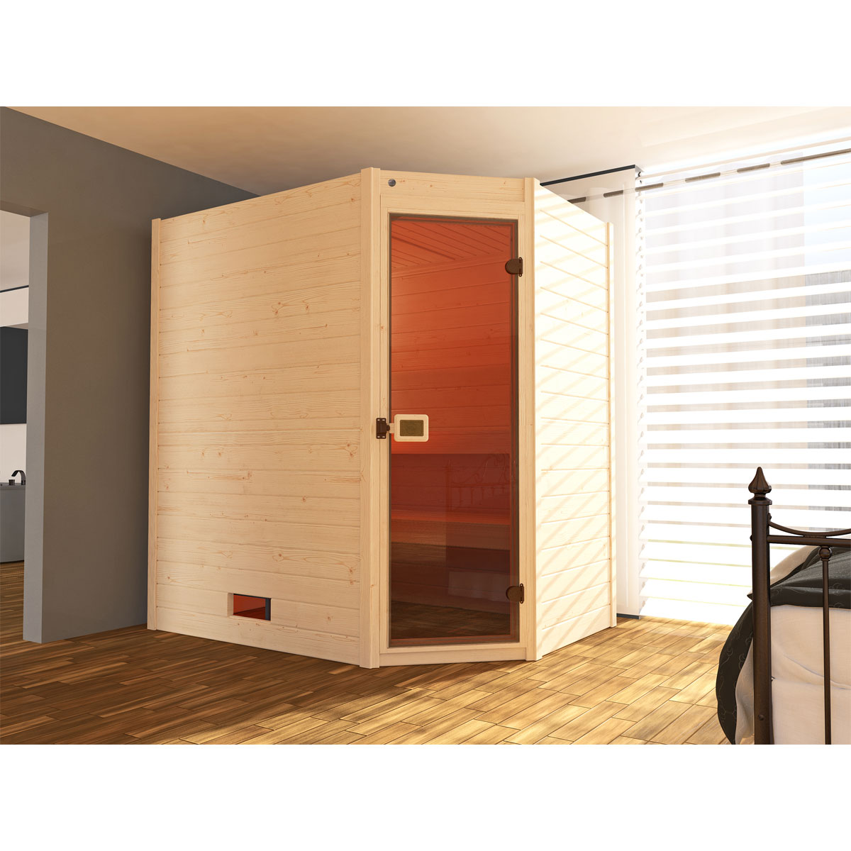 Weka Massivholzsauna „Valida Eck 1“, GT Bild 2