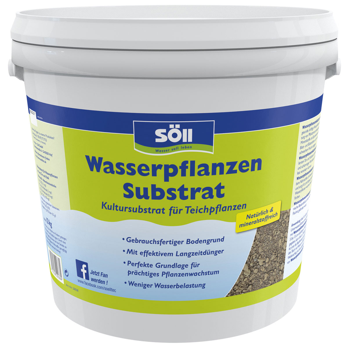 Söll Wasserpflanzen-Substrat 12 kg