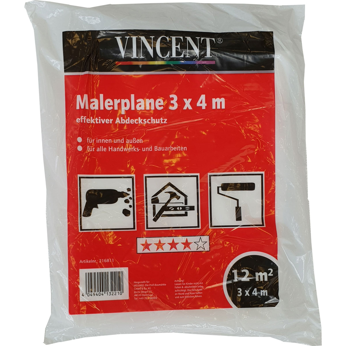 Vincent Malerplane 3 x 4 m