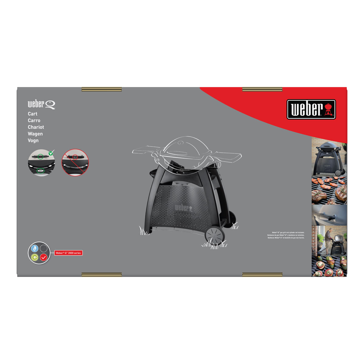 Weber Rollwagen Premium für Q 2000-Serie Bild 4