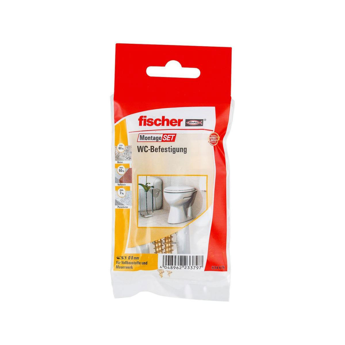 Fischer  WC-Montage-Set 4-teilig