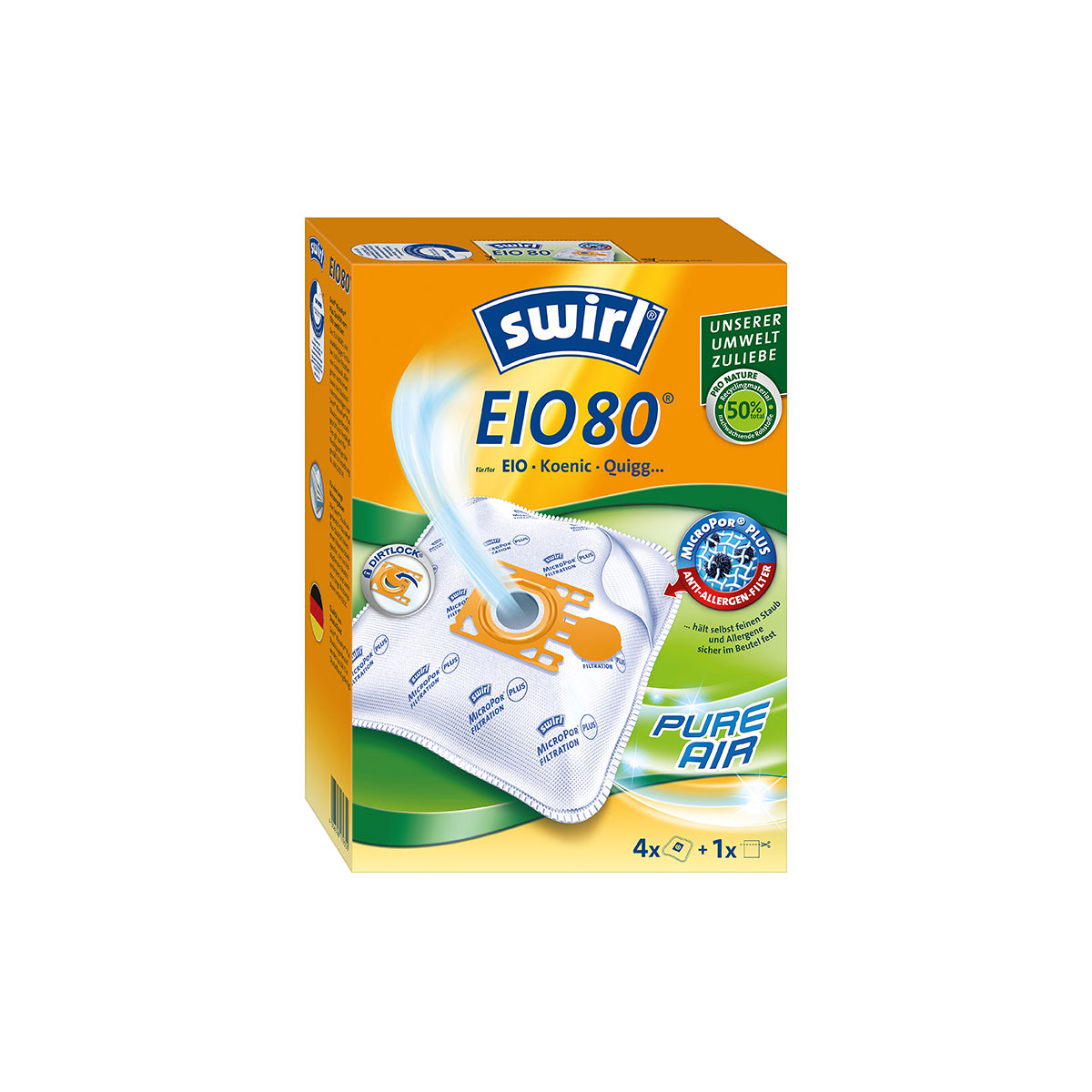 Staubsauger-Beutel EIO 80 EcoPor