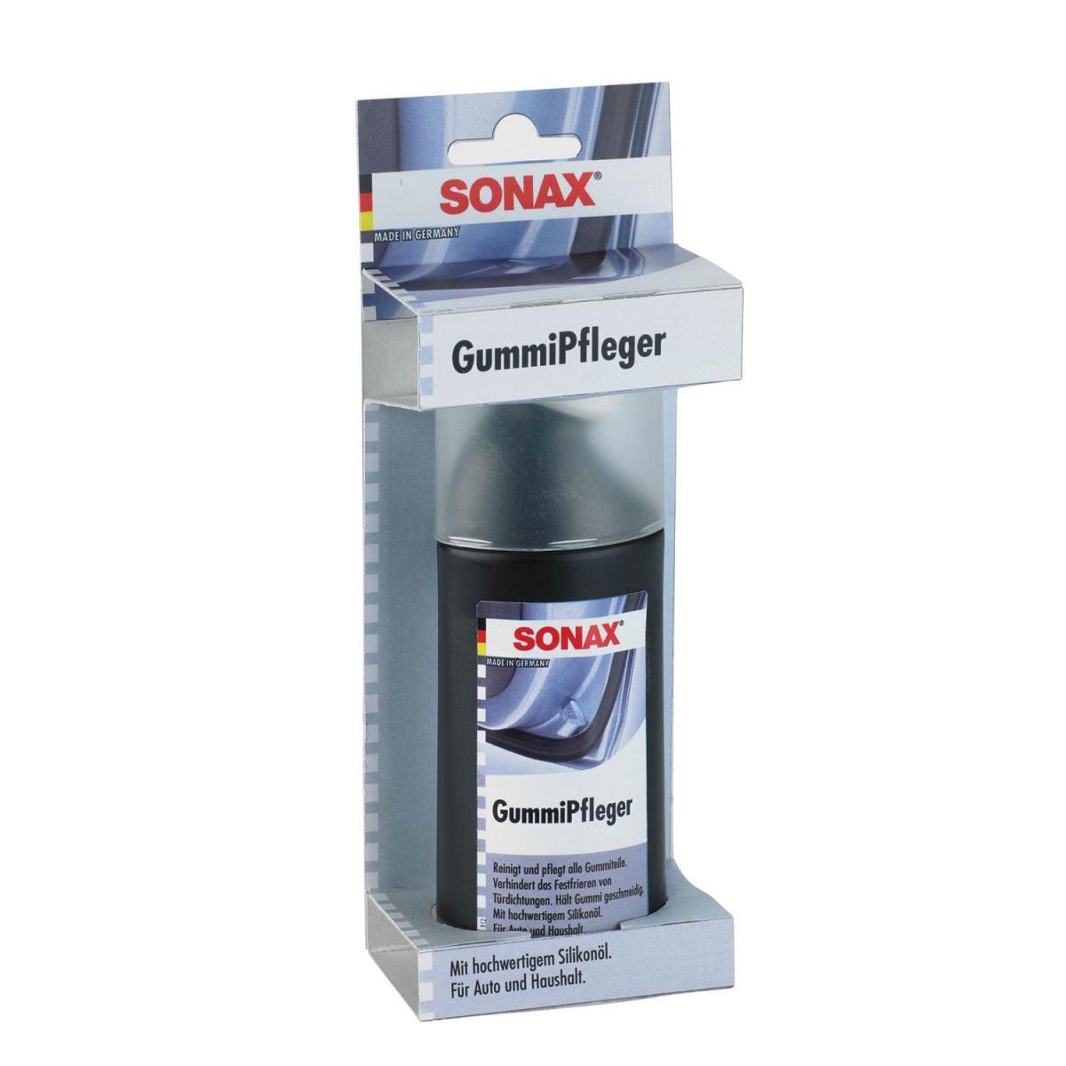 Sonax Gummi-Pflege mit Schwammadapter 100 ml