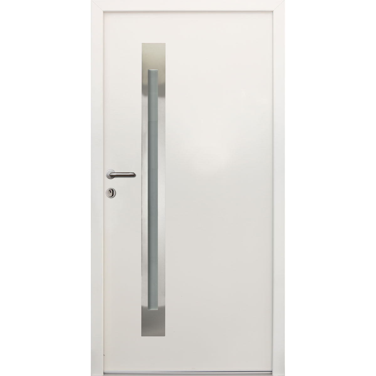 SplenDoor  Sicherheits-Nebeneingangstuer NS4 RC2 88x198 Weiss links